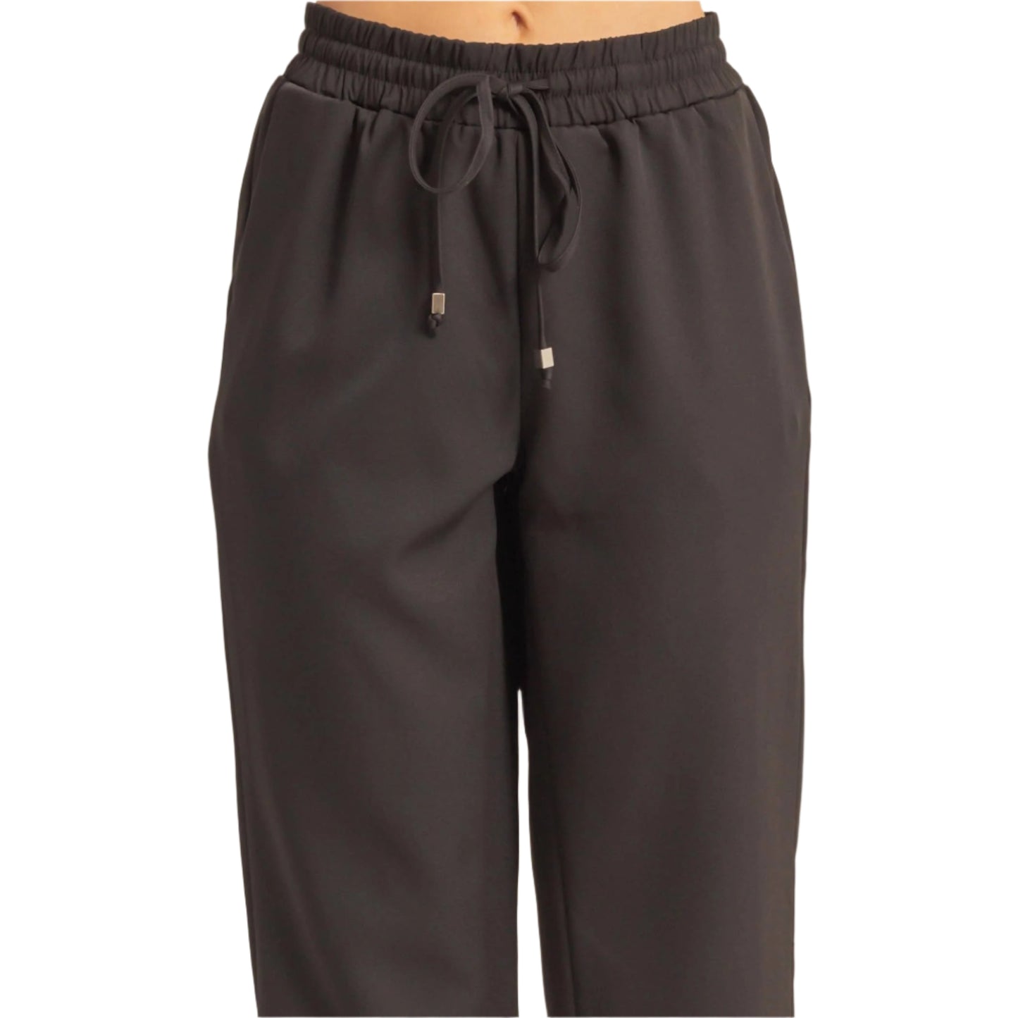 Black Drawstring Joggers