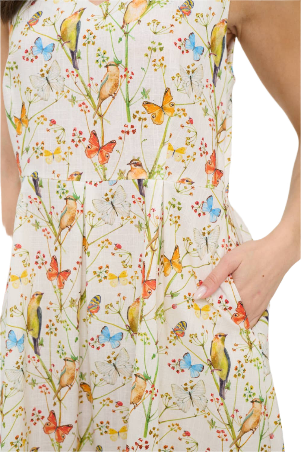 Birds & Butterflies Windflower Dress