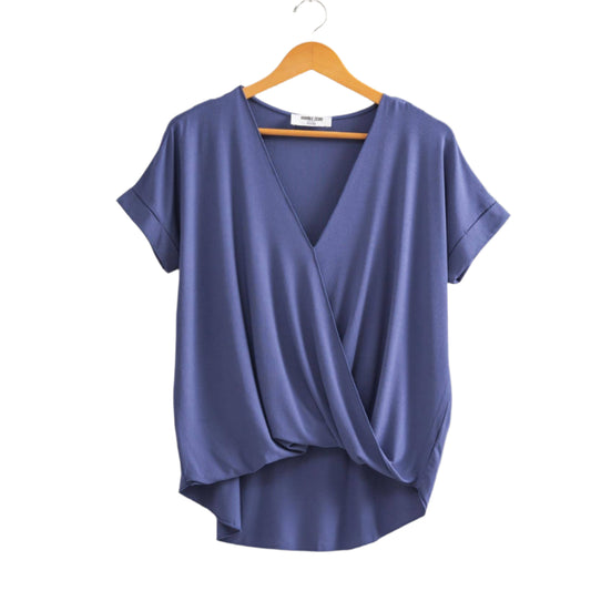 L B L Easy Fit Top DUSTY INDIGO