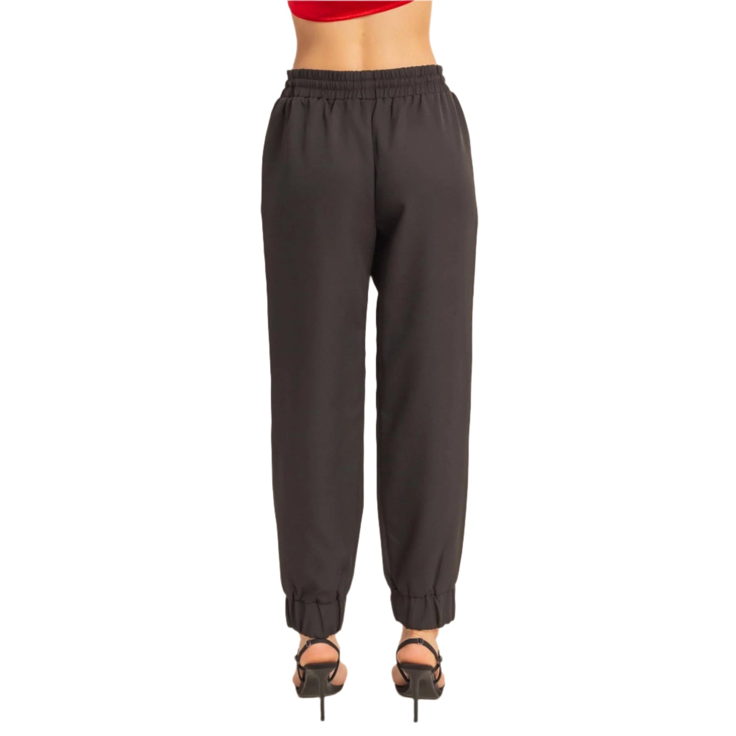 Black Drawstring Joggers