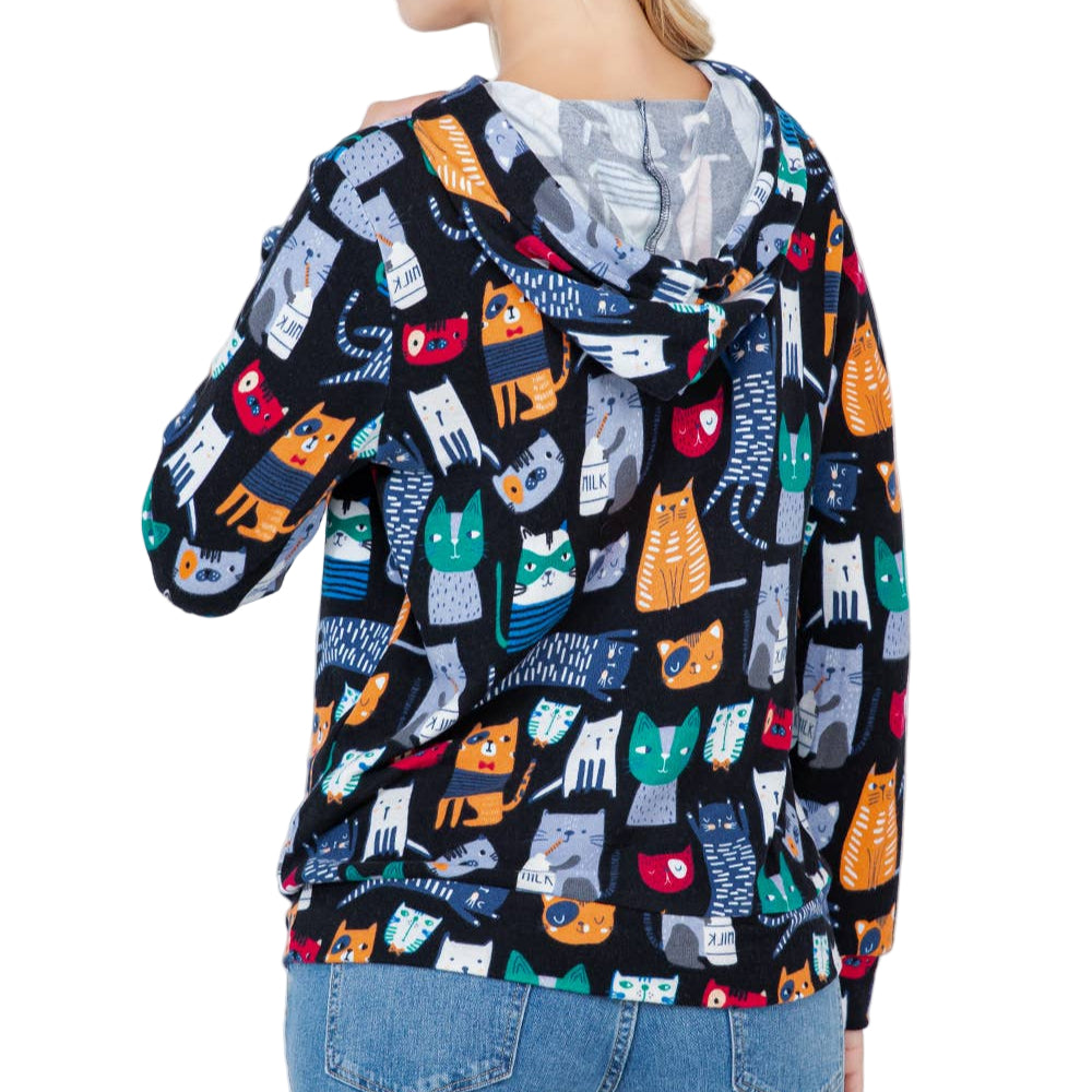 Cat Pullover Hoodie