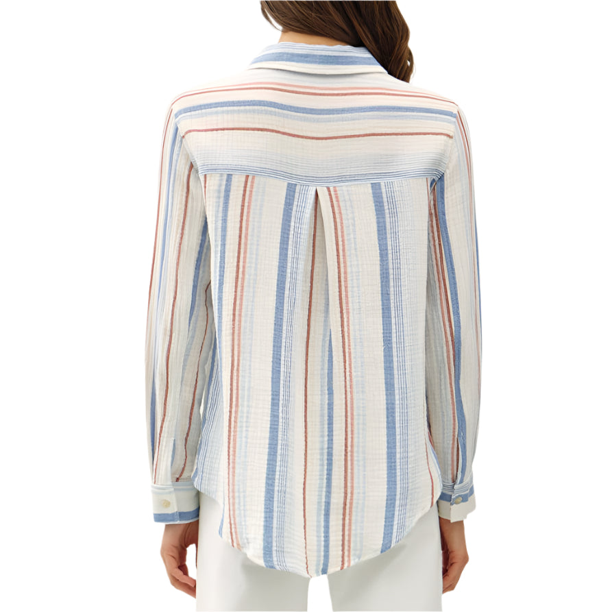 Gauzy Striped Shirt