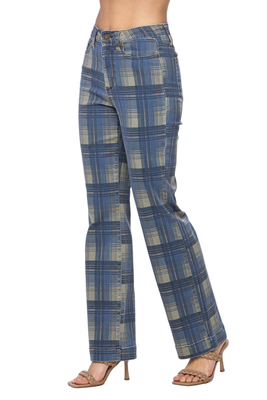 Vintage Plaid Straight Jean (Special Buy)