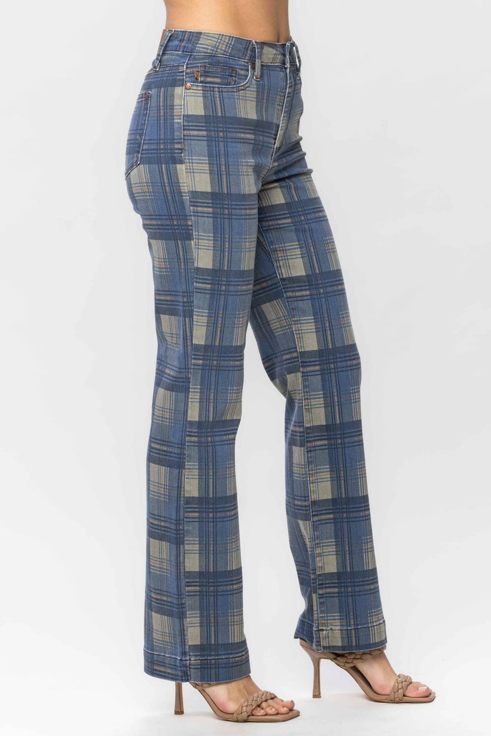 Vintage Plaid Straight Jean (Special Buy)