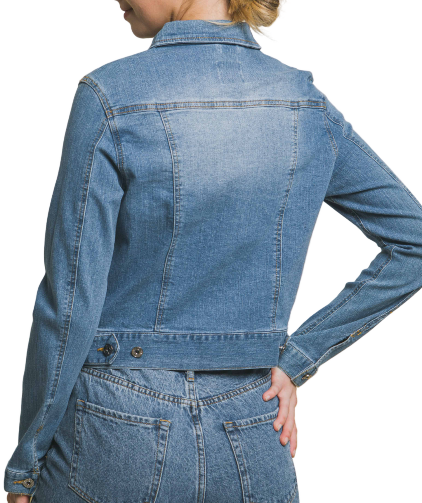 Distressed Denim Jacket