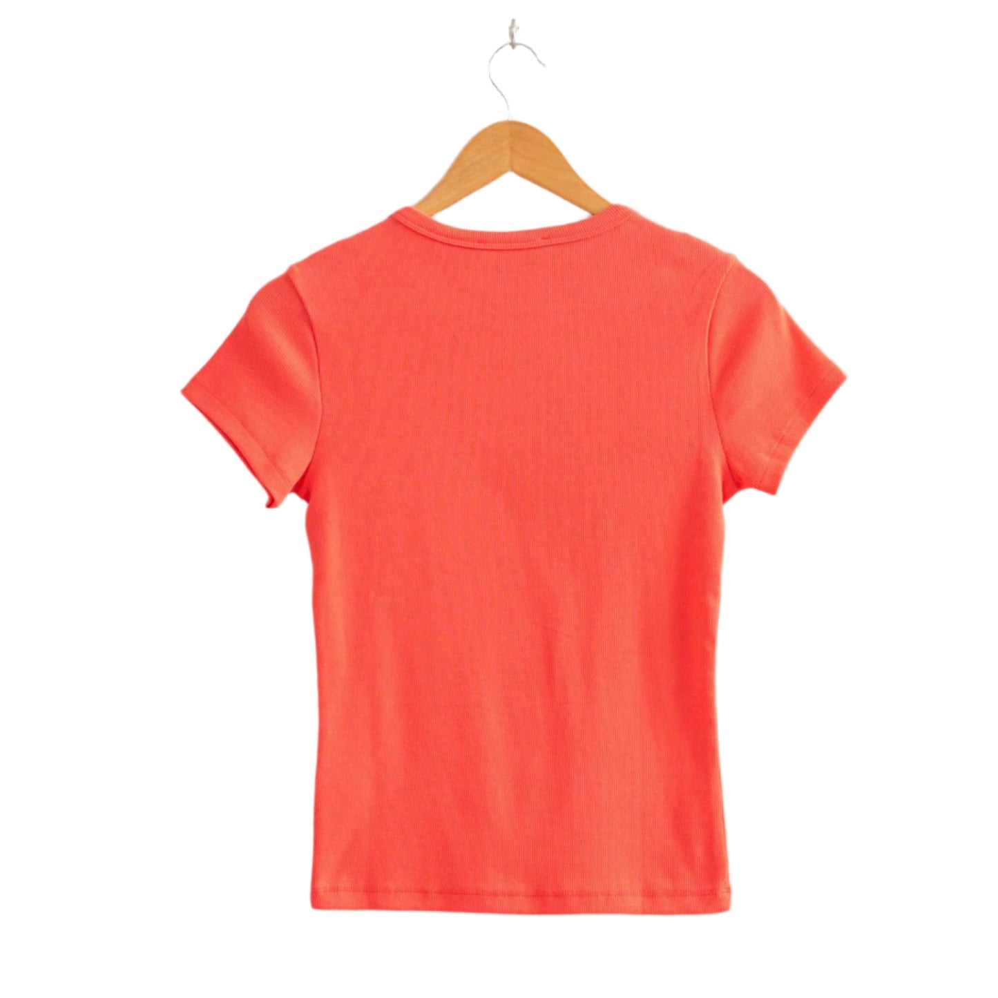 Bright Coral Short Sleeve Tee