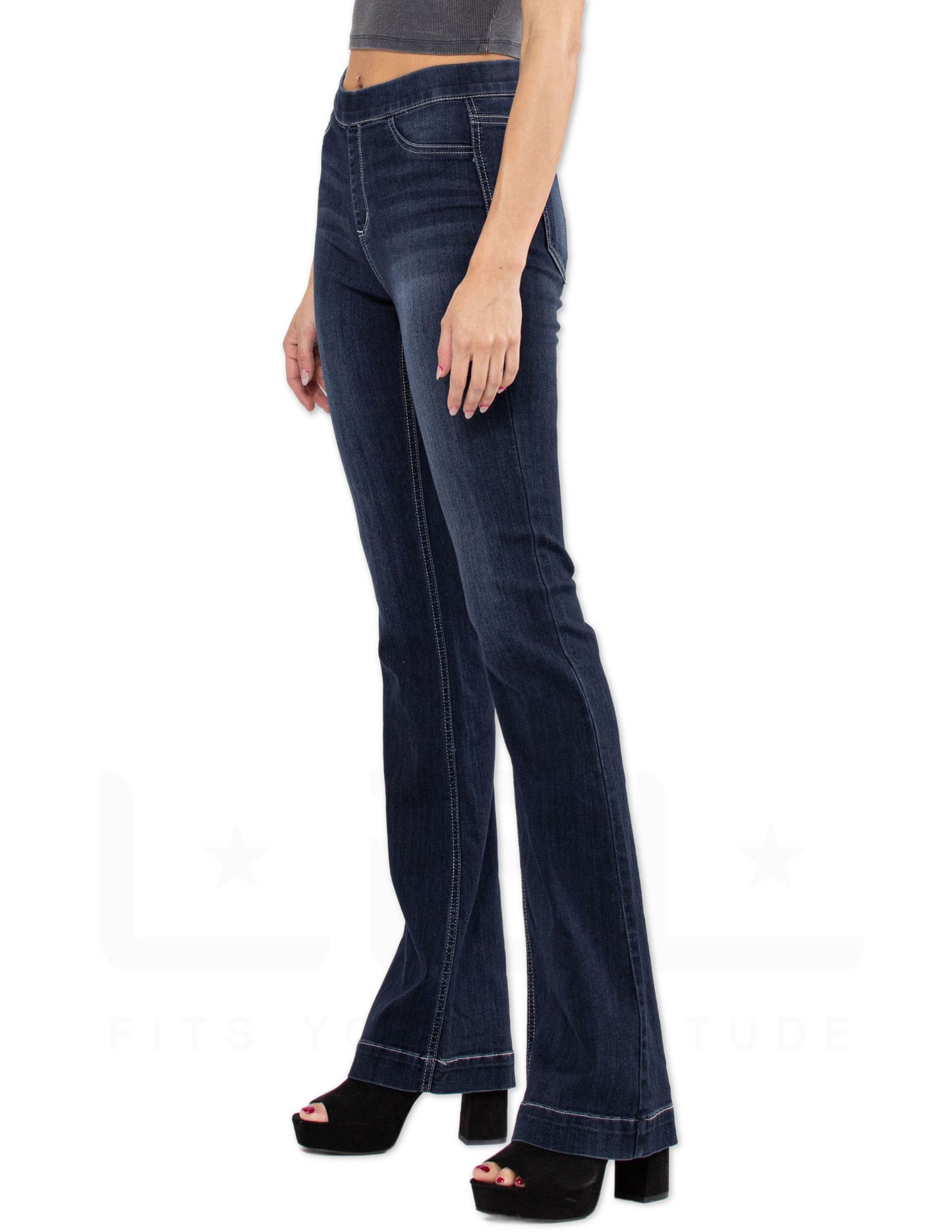 High Rise Flared Jeggings