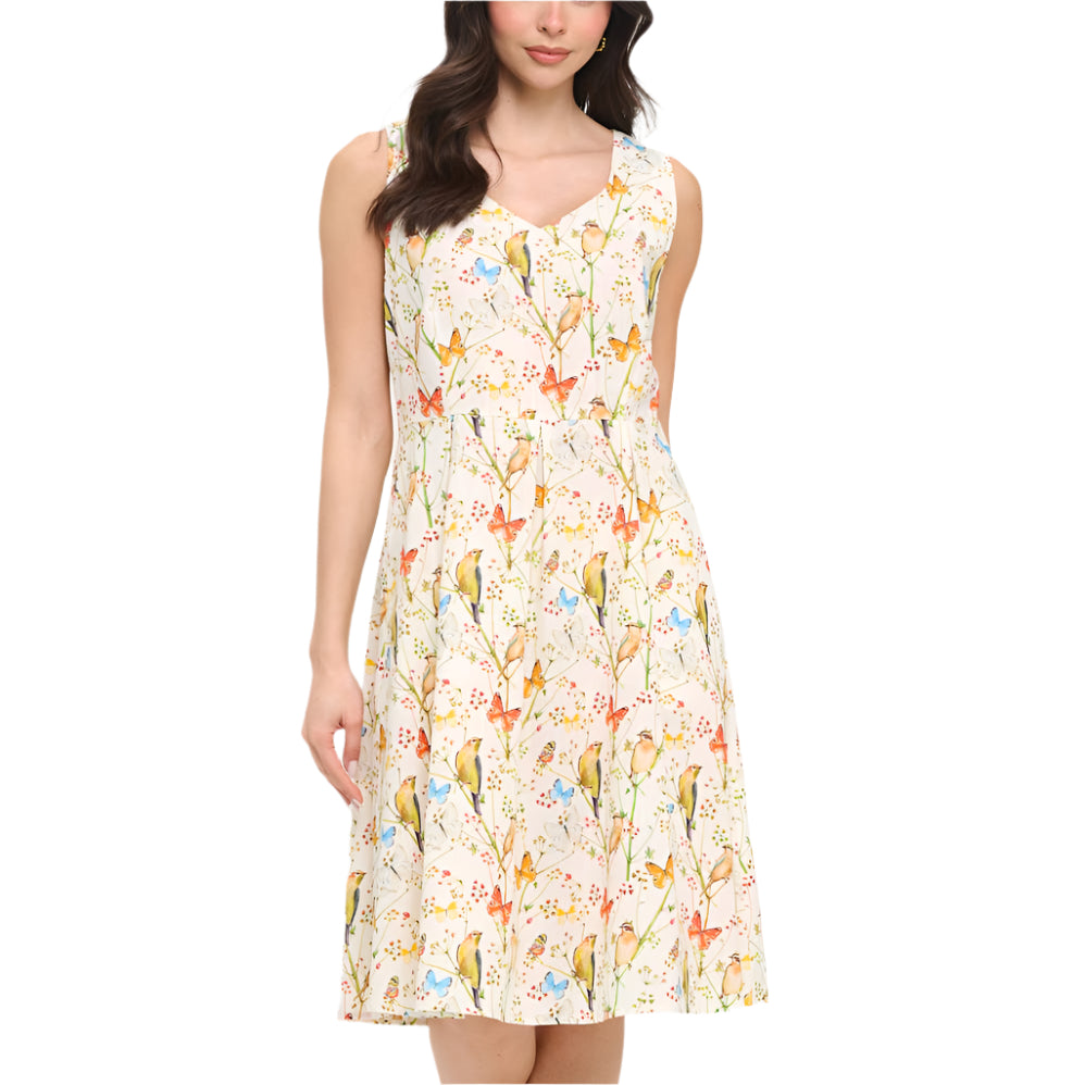 Birds & Butterflies Windflower Dress