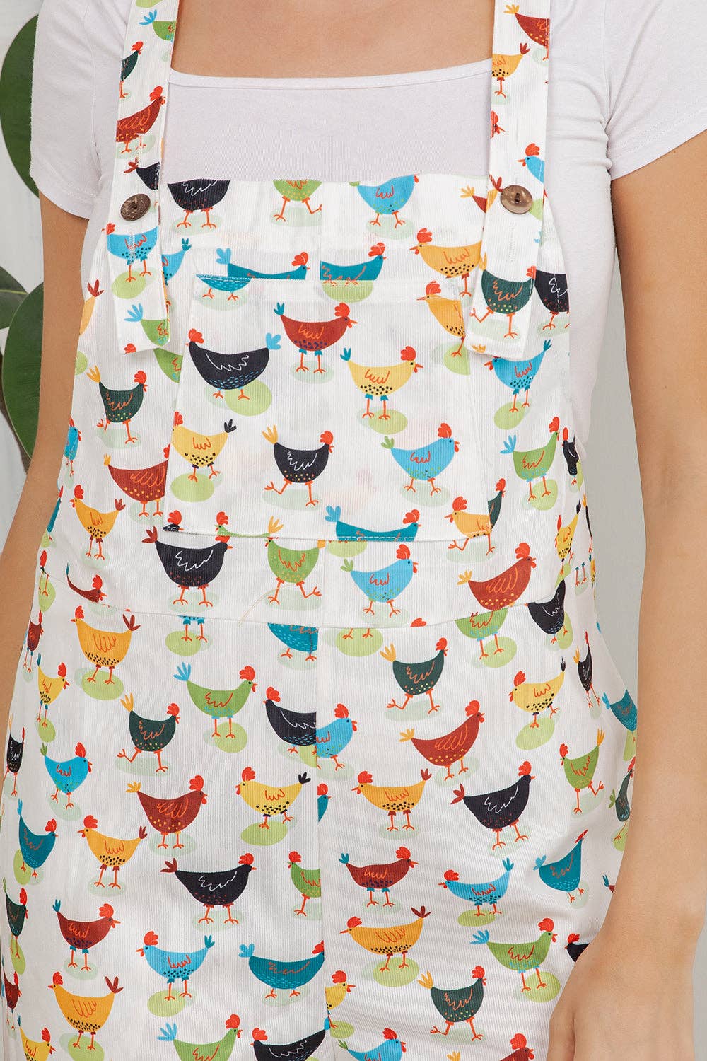 Colorful Chickens Overalls