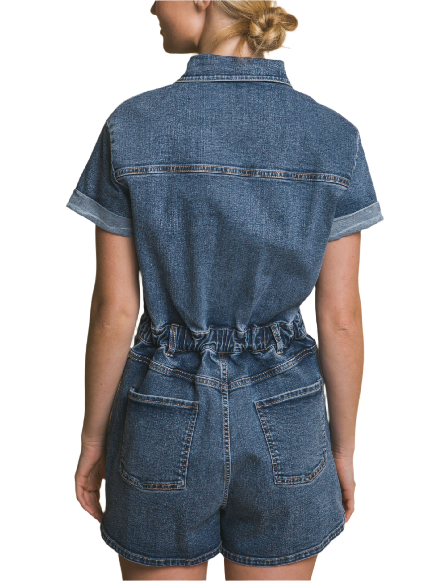 Denim Romper