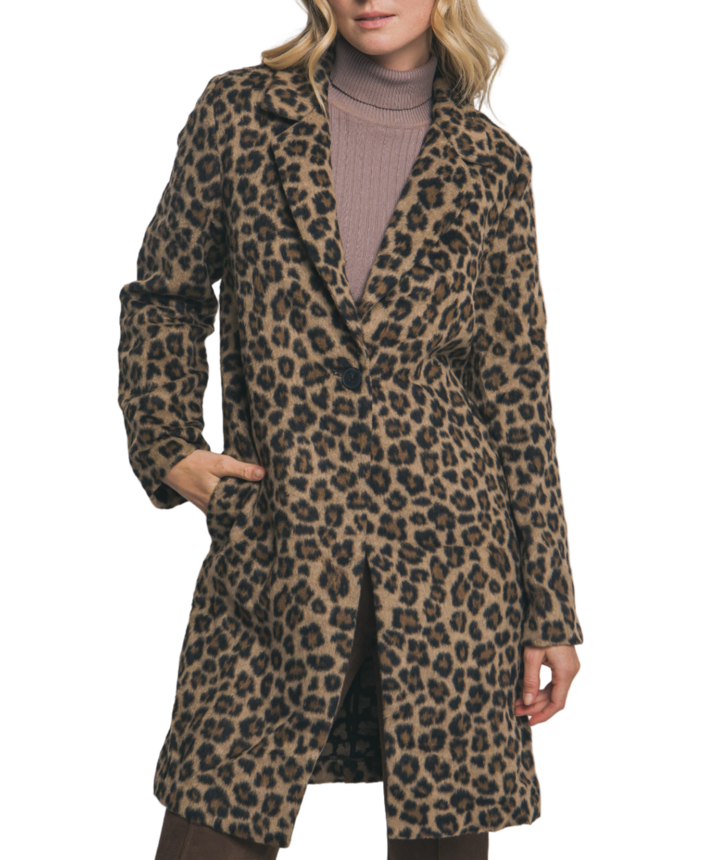 Leopard Print Coat