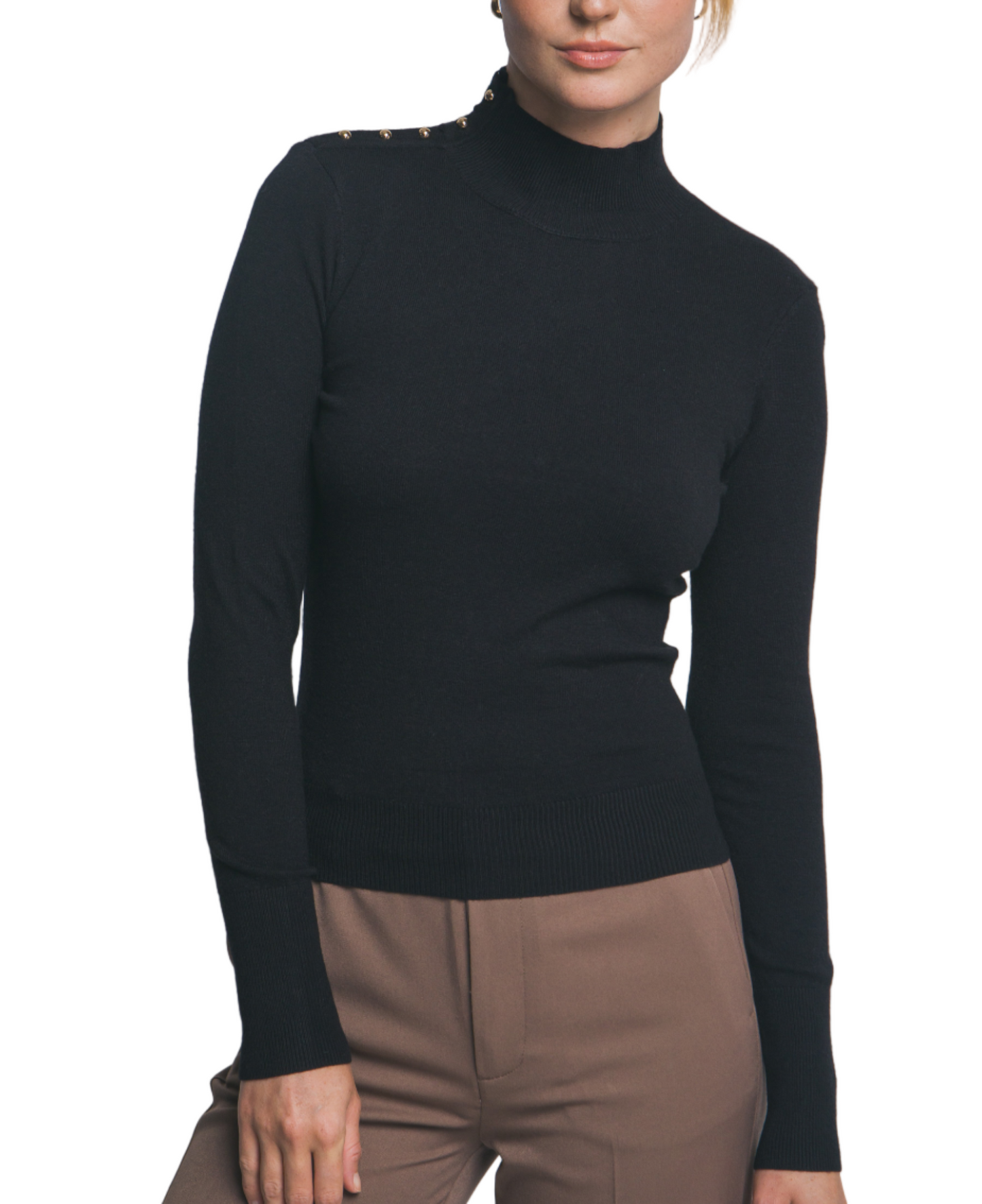 Mock Neck Sweater
