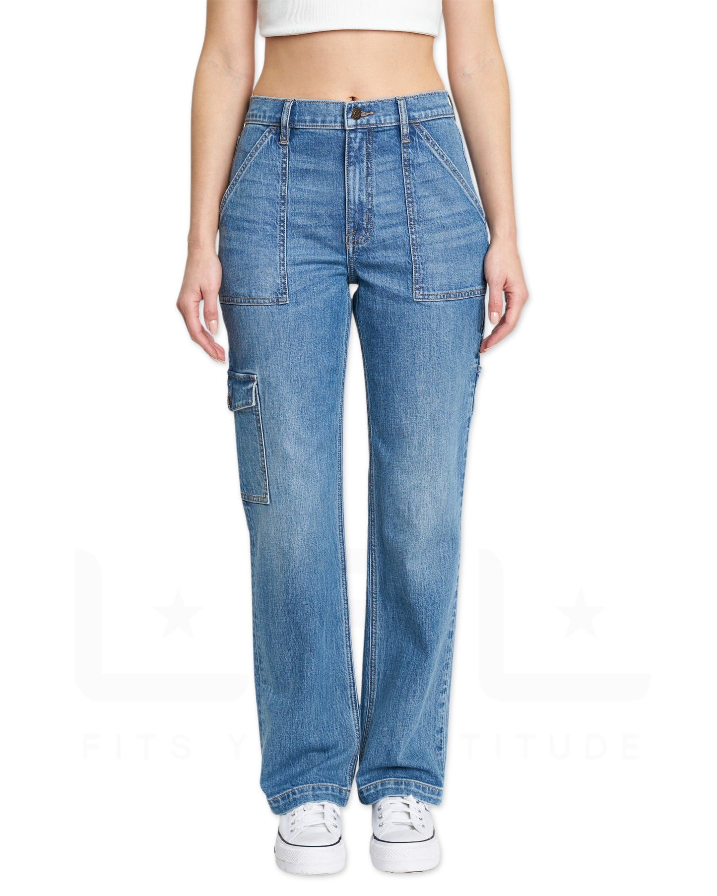 Codi High Rise Cargo Jeans
