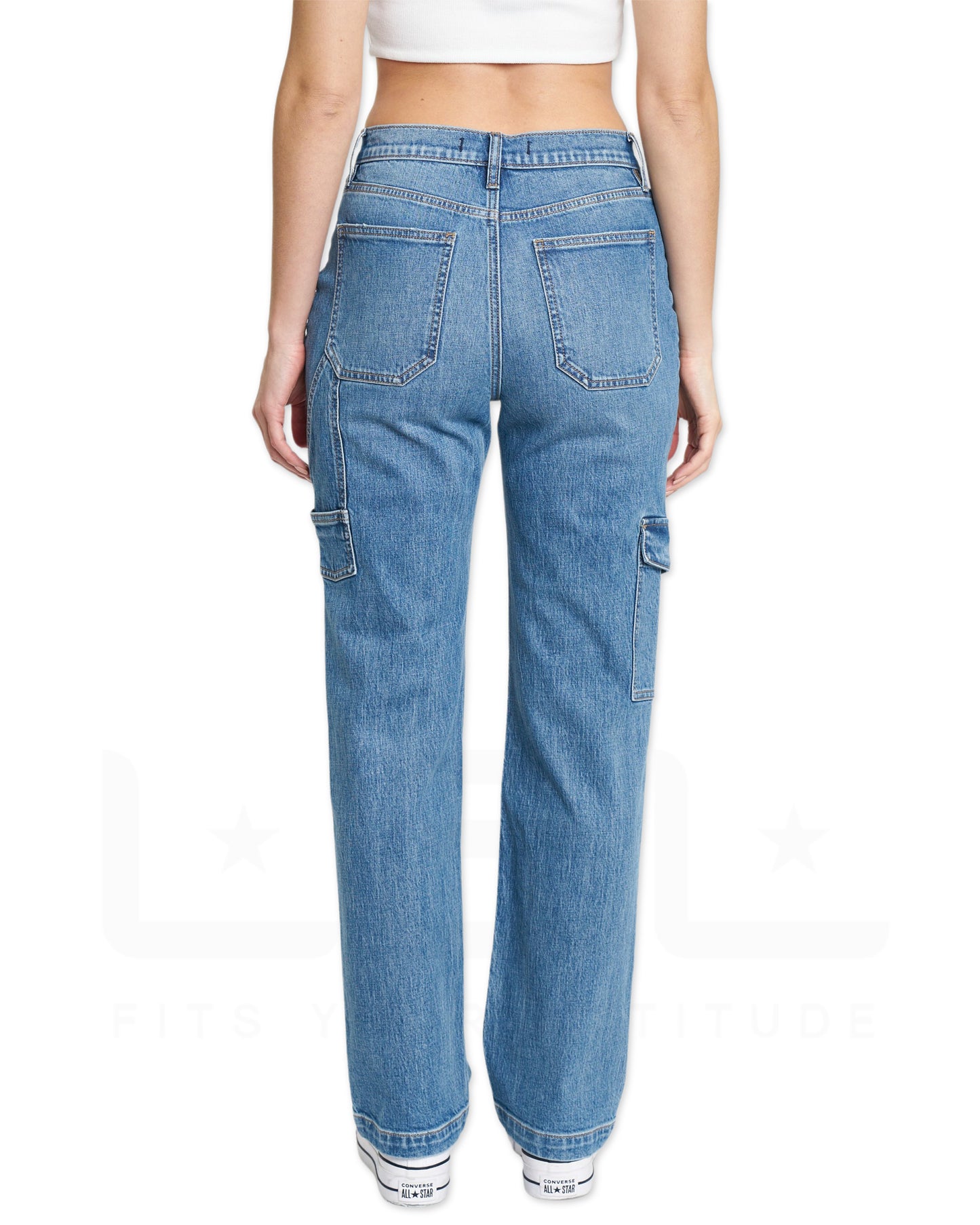 Codi High Rise Cargo Jeans