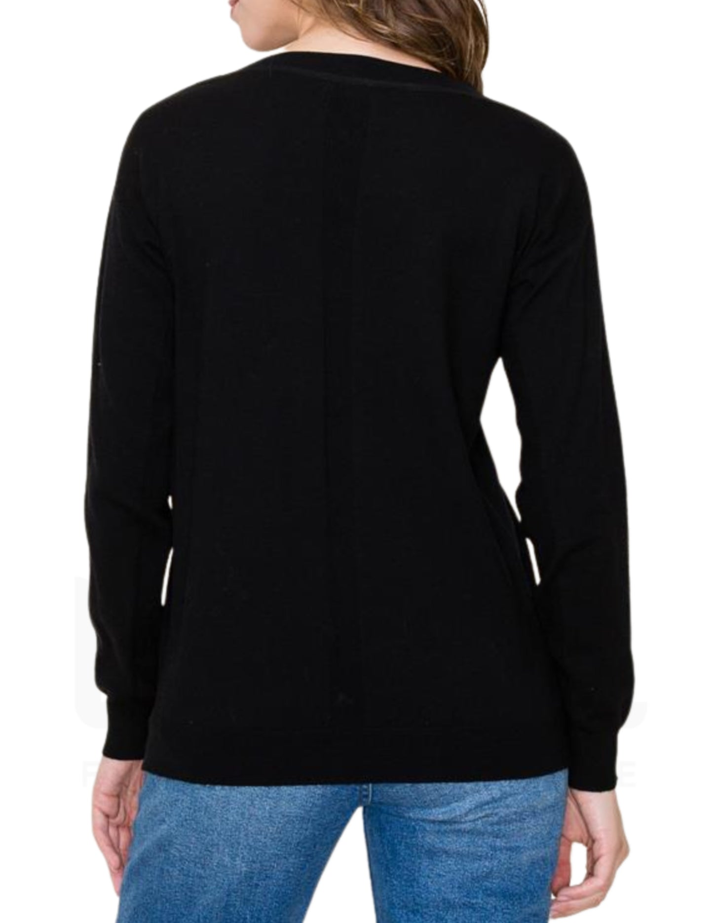 Super Soft Crew Neck Long Sleeve - Black