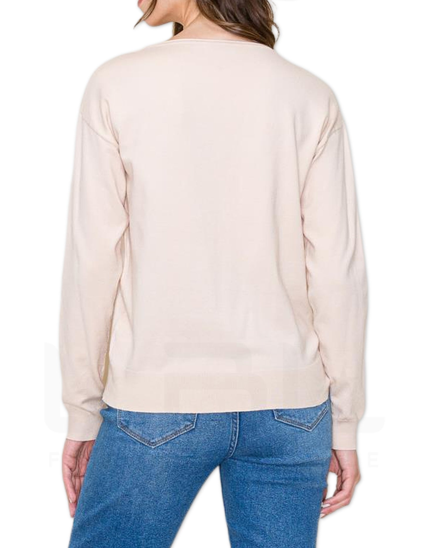 Super Soft Boat Neck Sweater - Almond