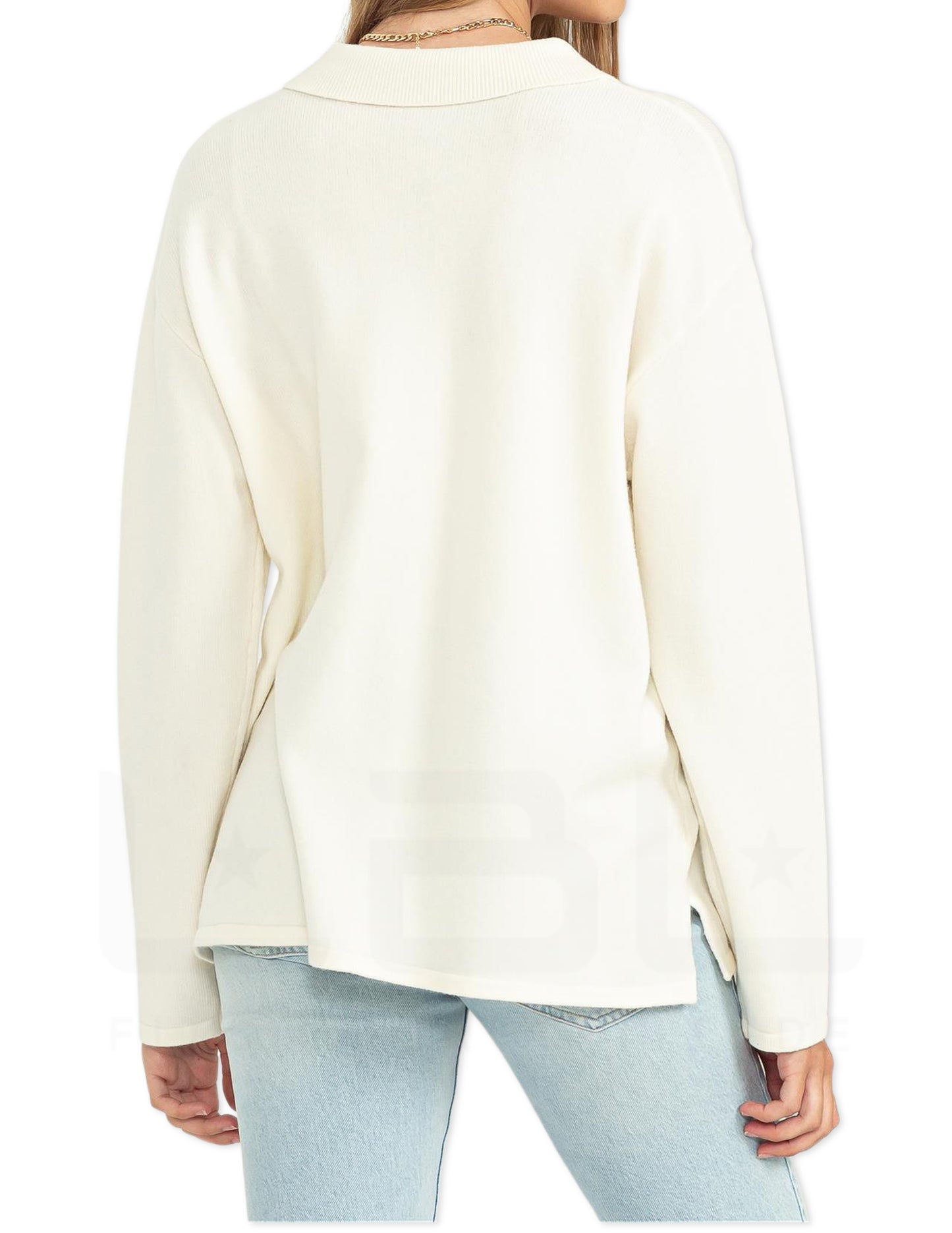 Soft Button Front Cardigan - Cream