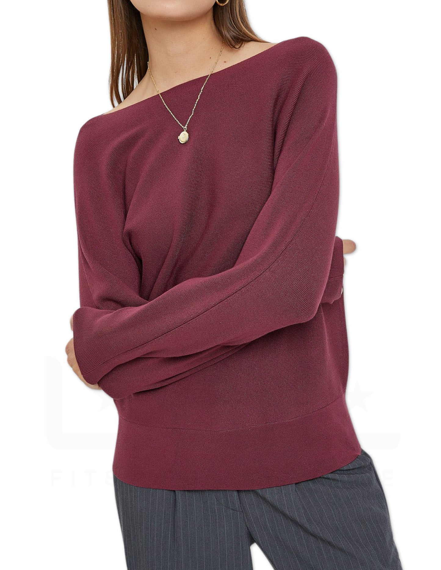 The Sloan Sweater - Wine