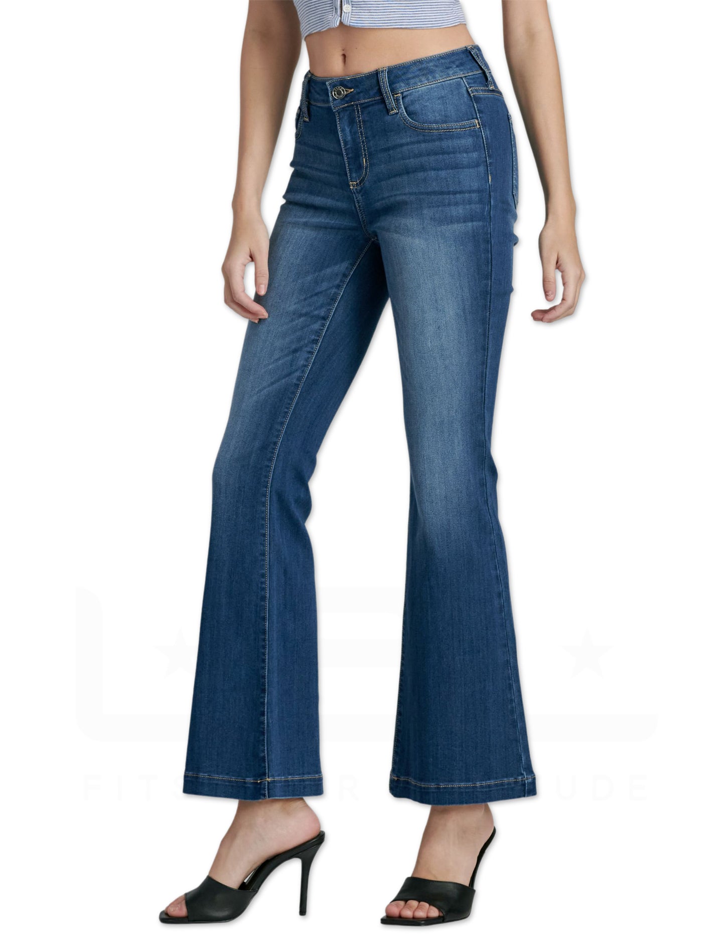 30'' Inseam Mid Rise Flare