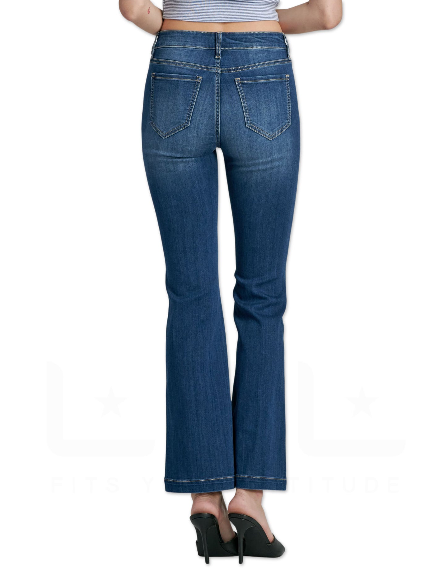 30'' Inseam Mid Rise Flare