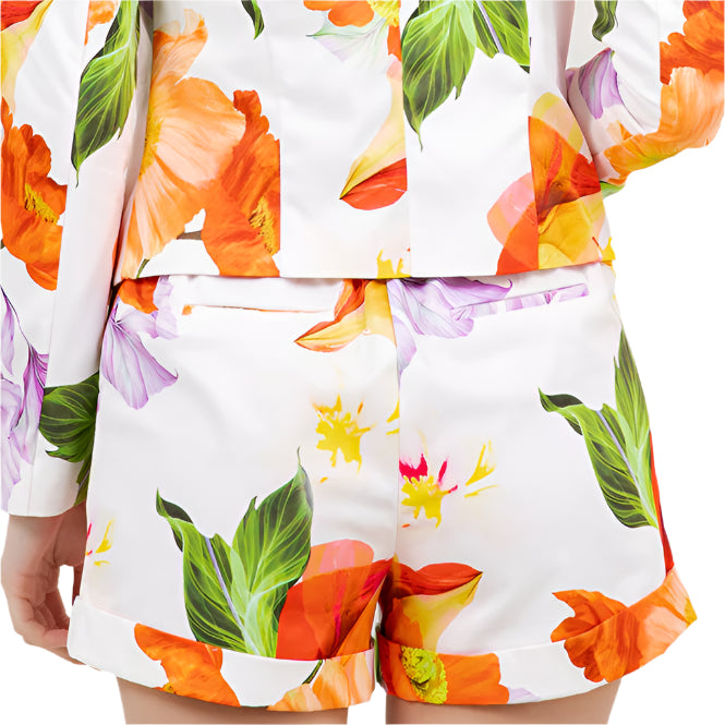 French Floral Shorts