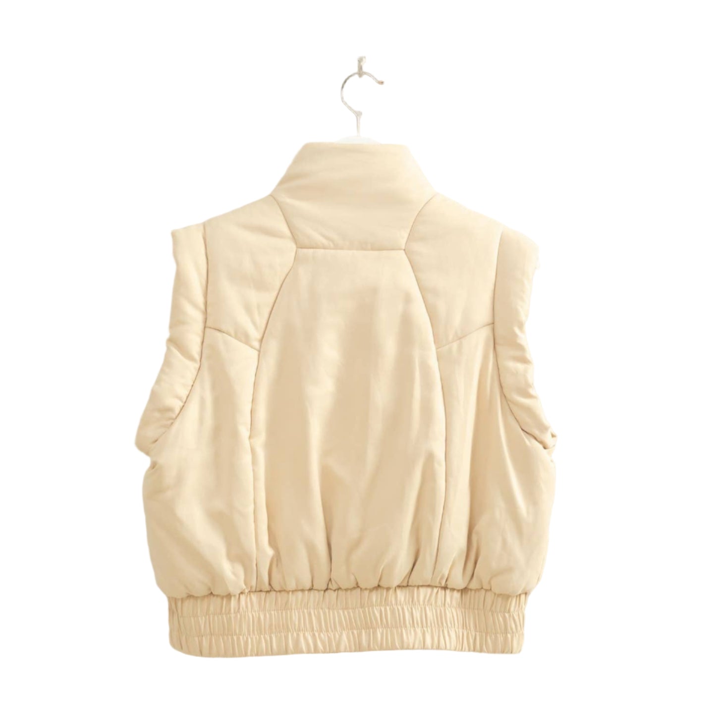Beige Versatile Puffer Vest