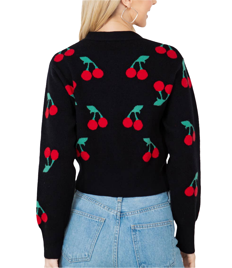 Cherry 🍒 Retro Spring Cardigan