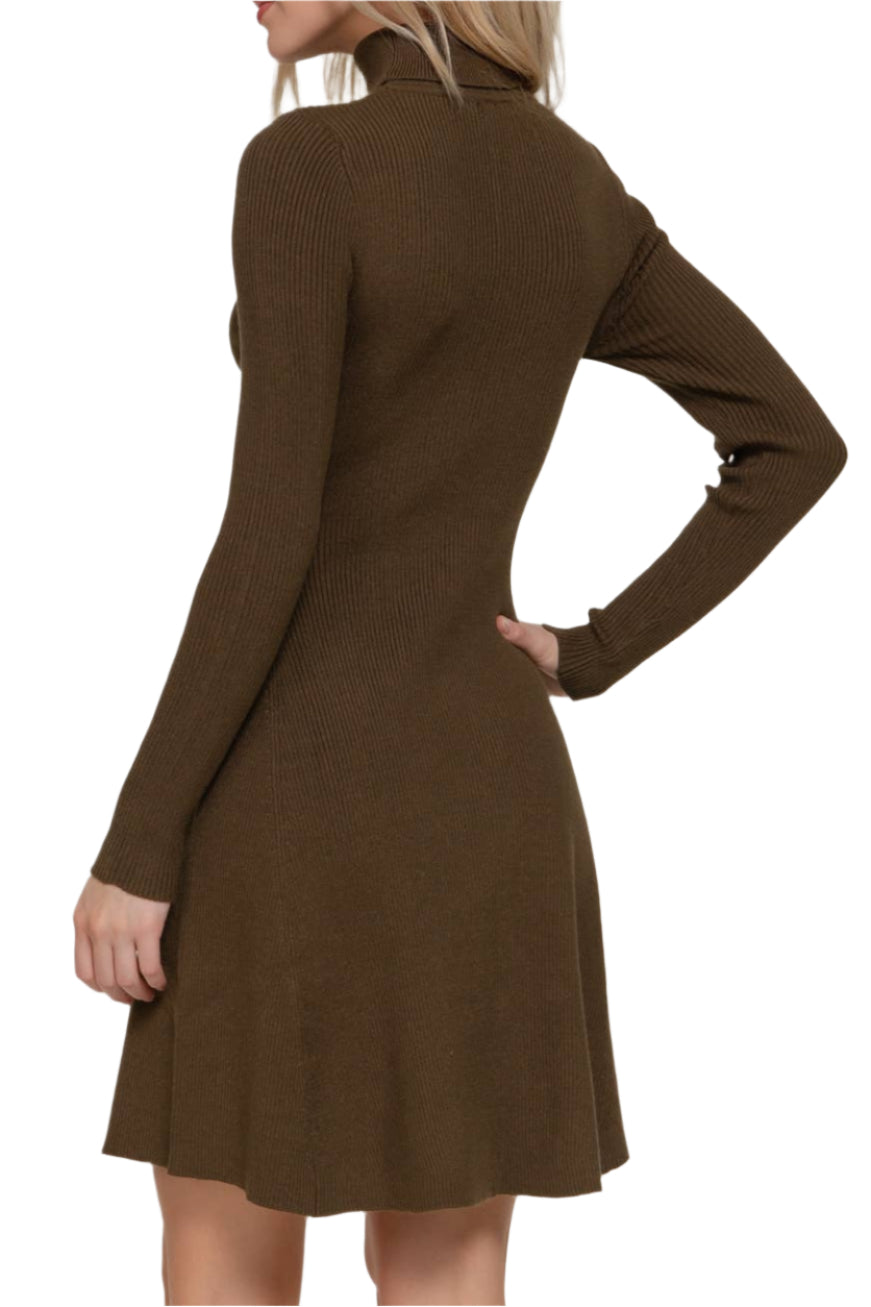 Olive Sweater Dress