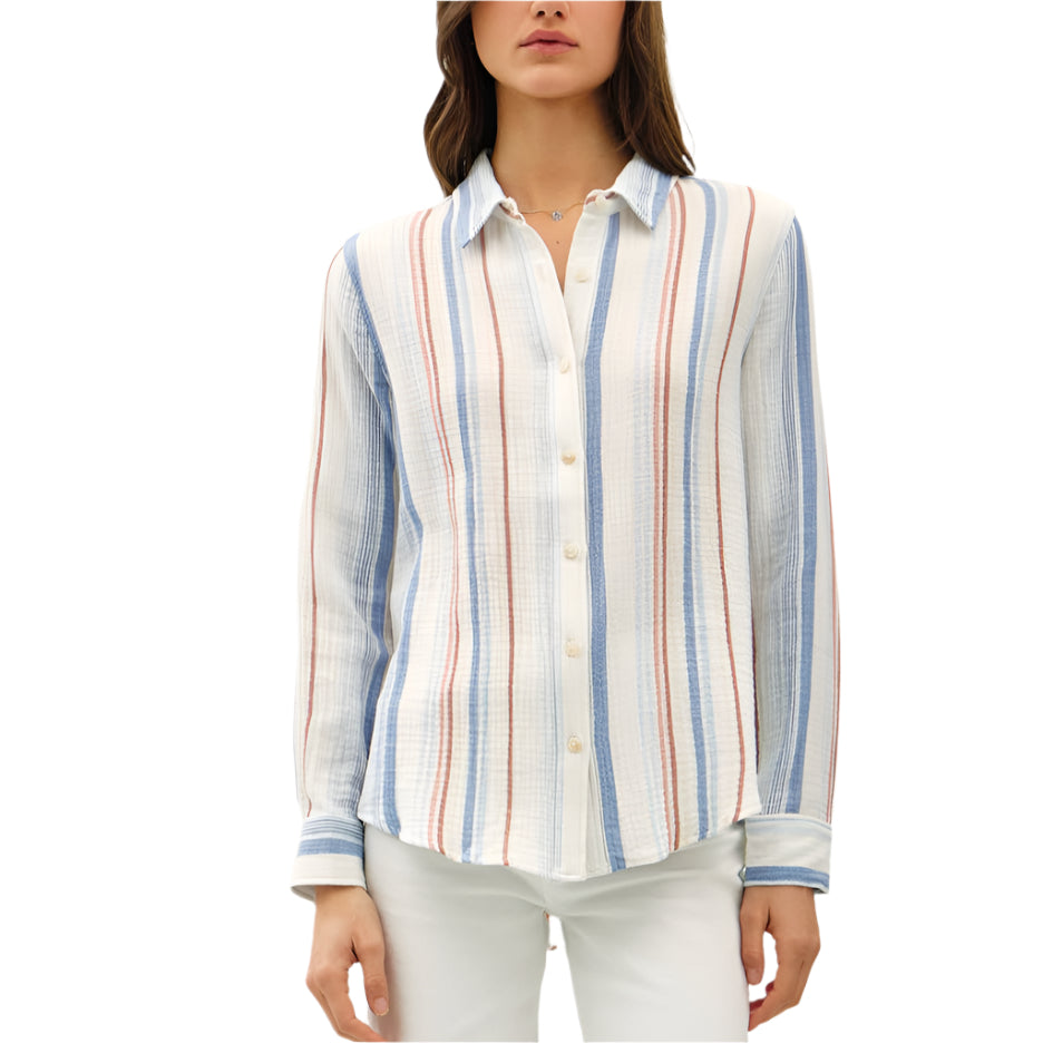 Gauzy Striped Shirt