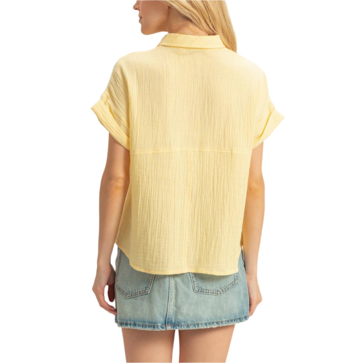 Yellow Double Gauze Shirt