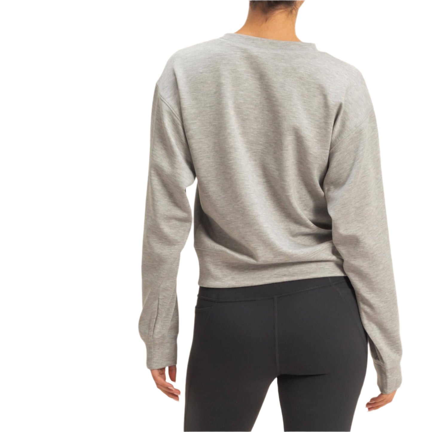 Heather Gray Classic Crew Neck Sweatshirt