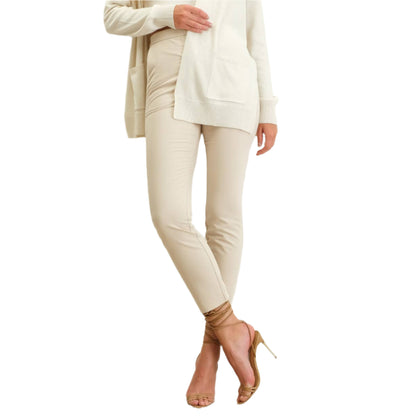 French Beige Pixie Pants