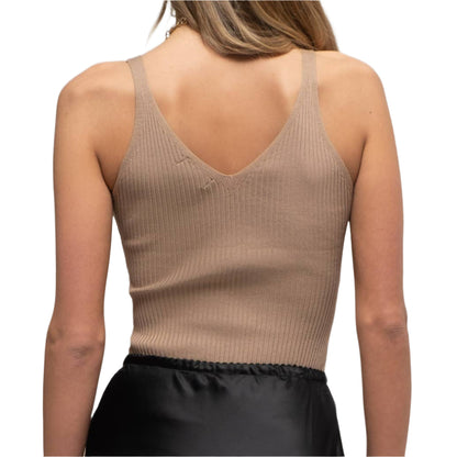 Light Mocha Sweater Cami Tank