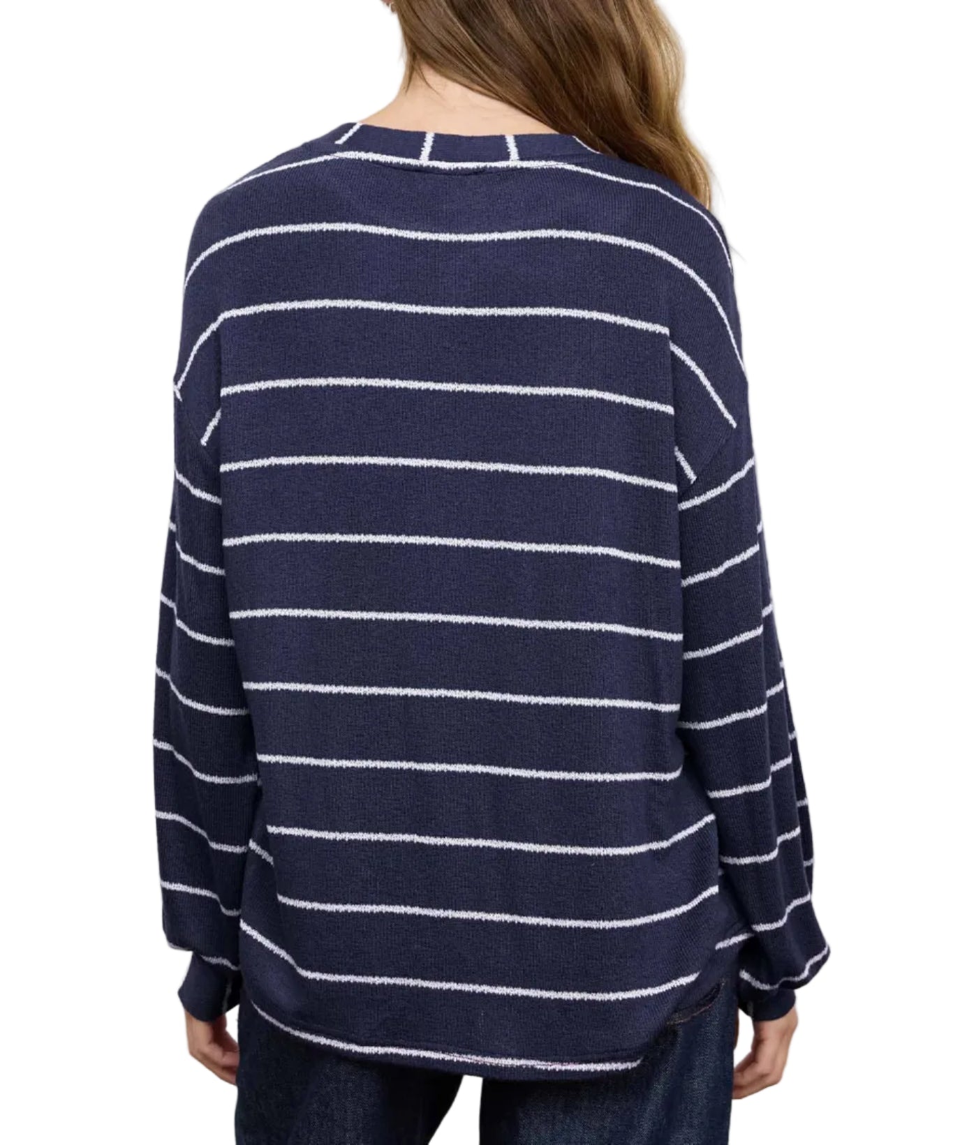 Navy Stripe Sweater