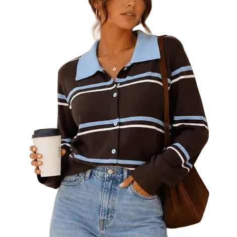 Striped Cardigan