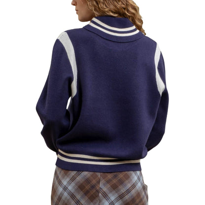 Varsity Sweater Jacket