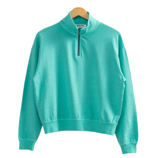 Half Zip Long Sleeve Sweatshirt