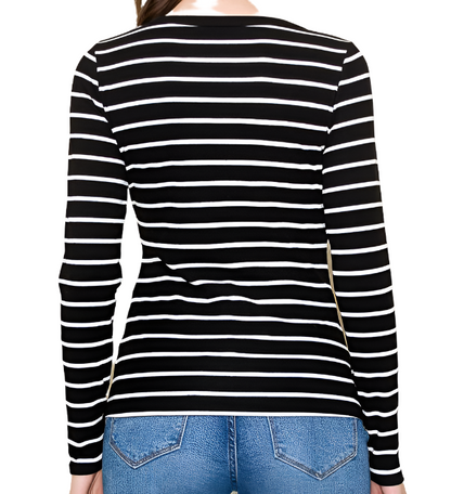 Scoop Stripe Top