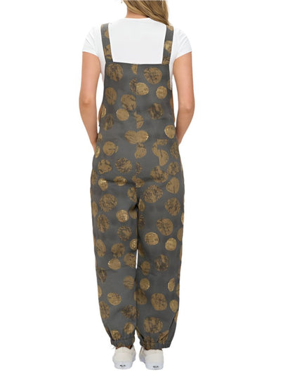 Grey Moon Print Overall