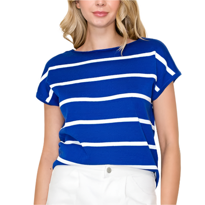 Royal Stripe Sweater