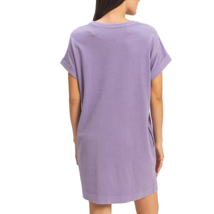 Dusty Purple T-Shirt Mini Dress