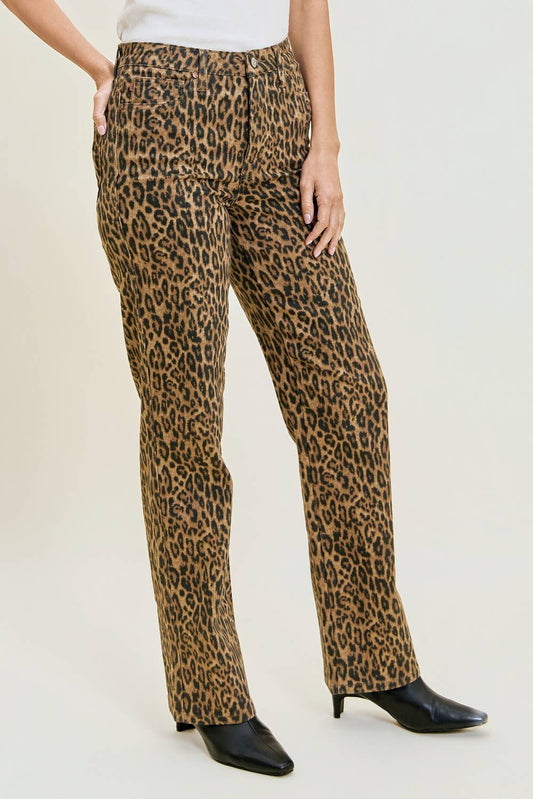 HW T.C. KIMBERLY Leopard Classic Straight