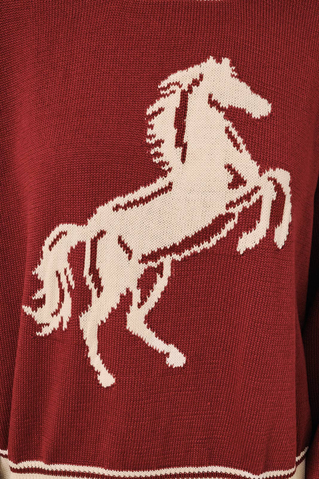 King Burgundy 🐎 Sweater