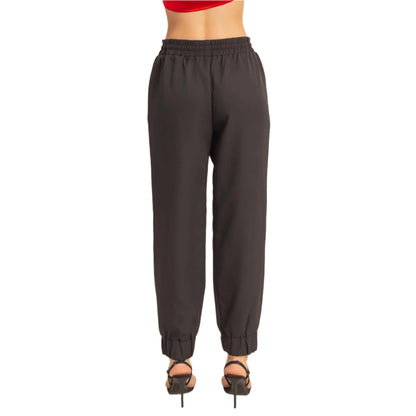 Black Drawstring Joggers