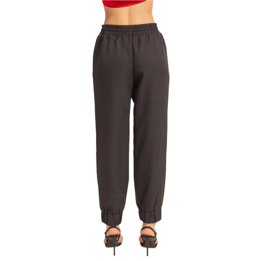 Black Drawstring Joggers