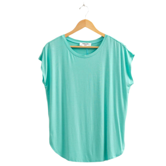 Spring Aqua Dolman Top