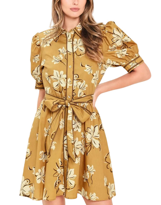 Autum Mini Shirt Dress
