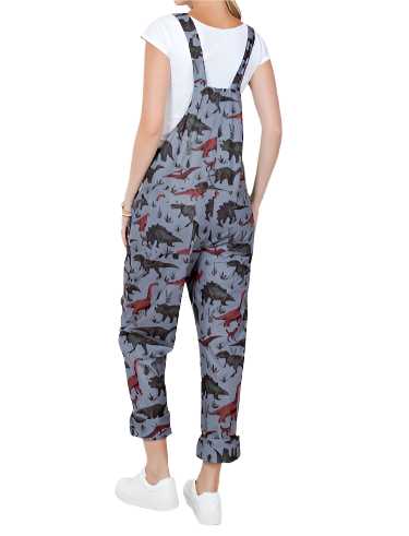 Dinosaurs Print Overall