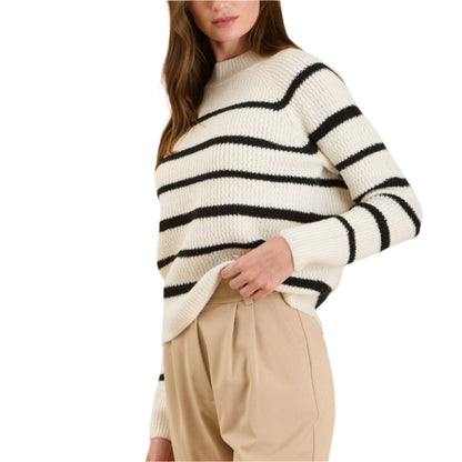 French Oat High-Neck Sweater