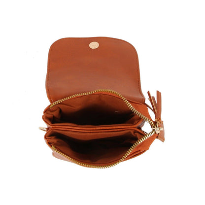 Brown Adjustable Crossbody Bag